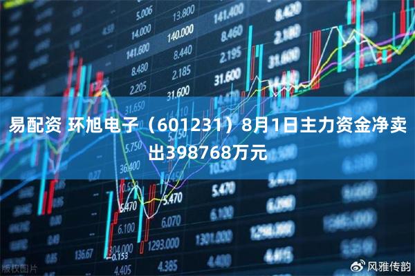 易配资 环旭电子（601231）8月1日主力资金净卖出398768万元